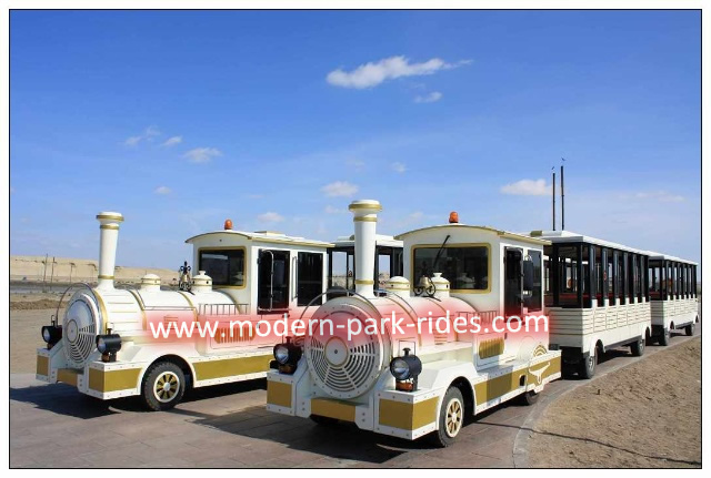 trackless train