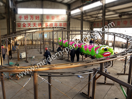 mini roller coaster, Fruit Worm Coaster-Park Rides